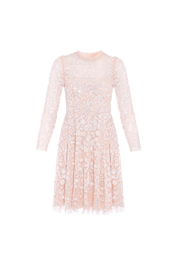 Needle & Thread Holding LTD Aurelia Long Sleeve Mini Dress 4 Needle & Thread Holding LTD Aurelia Long Sleeve Mini Dress