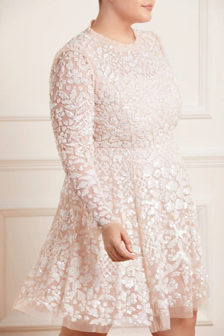 Needle & Thread Holding LTD Aurelia Long Sleeve Mini Dress 5 Needle & Thread Holding LTD Aurelia Long Sleeve Mini Dress