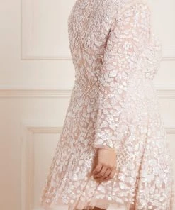 Needle & Thread Holding LTD Aurelia Long Sleeve Mini Dress 18 Needle & Thread Holding LTD Aurelia Long Sleeve Mini Dress