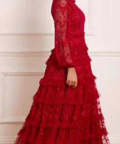 Needle & Thread Holding LTD Womenswear Blossom Lace Ankle Gown