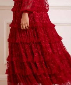 Needle & Thread Holding LTD Womenswear Blossom Lace Ankle Gown