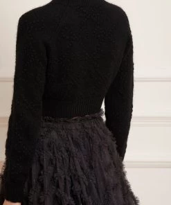 Needle & Thread Holding LTD Bow Stitch Cropped Cardigan