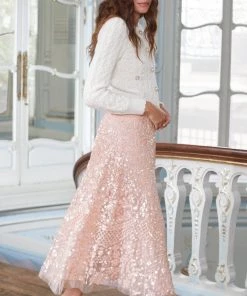 Needle & Thread Holding LTD Cable Bobble Short Cardigan 29 Needle & Thread Holding LTD Cable Bobble Short Cardigan