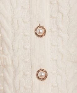 Needle & Thread Holding LTD Cable Bobble Short Cardigan 21 Needle & Thread Holding LTD Cable Bobble Short Cardigan