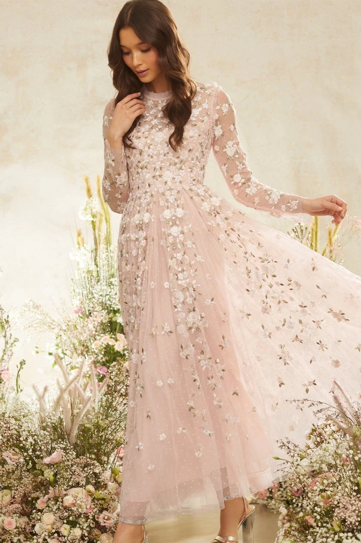 Needle & Thread Holding LTD Womenswear Camellia Ditsy Ankle Gown 11 Needle & Thread Holding LTD Womenswear Camellia Ditsy Ankle Gown