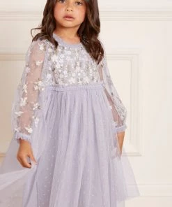 Needle & Thread Holding LTD Camellia Ditsy Bodice Long Sleeve Kids Dress 10 Needle & Thread Holding LTD Camellia Ditsy Bodice Long Sleeve Kids Dress