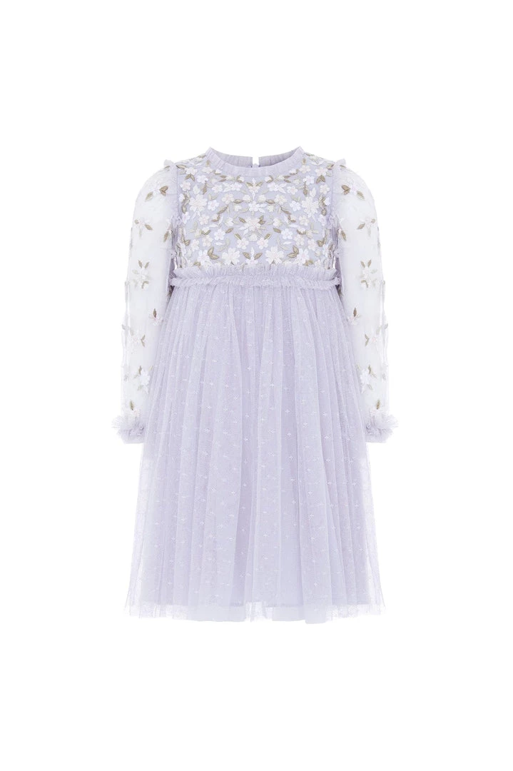 Needle & Thread Holding LTD Camellia Ditsy Bodice Long Sleeve Kids Dress 4 Needle & Thread Holding LTD Camellia Ditsy Bodice Long Sleeve Kids Dress