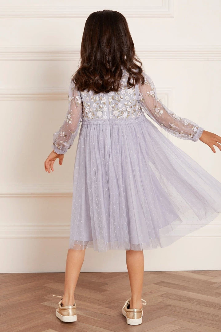 Needle & Thread Holding LTD Camellia Ditsy Bodice Long Sleeve Kids Dress 8 Needle & Thread Holding LTD Camellia Ditsy Bodice Long Sleeve Kids Dress