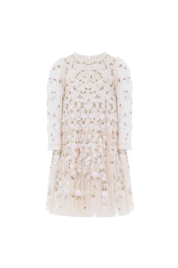 UK Needle & Thread Holding LTD Camellia Ditsy Long Sleeve Kids Dress 4 UK Needle & Thread Holding LTD Camellia Ditsy Long Sleeve Kids Dress