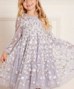 Needle & Thread Holding LTD Camellia Ditsy Long Sleeve Kids Dress 11 Needle & Thread Holding LTD Camellia Ditsy Long Sleeve Kids Dress