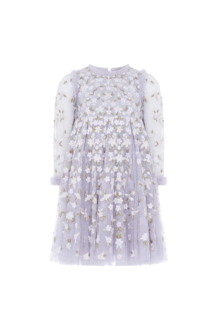 Needle & Thread Holding LTD Camellia Ditsy Long Sleeve Kids Dress 4 Needle & Thread Holding LTD Camellia Ditsy Long Sleeve Kids Dress