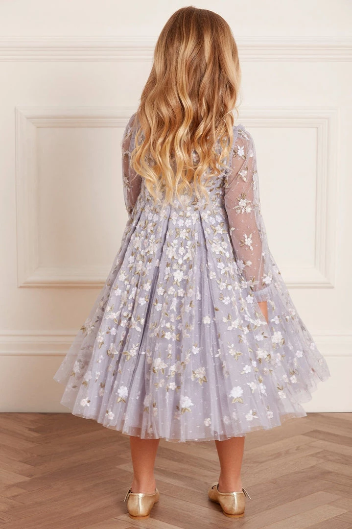 Needle & Thread Holding LTD Camellia Ditsy Long Sleeve Kids Dress 7 Needle & Thread Holding LTD Camellia Ditsy Long Sleeve Kids Dress