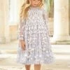 Needle & Thread Holding LTD Camellia Ditsy Long Sleeve Kids Dress 2 Needle & Thread Holding LTD Camellia Ditsy Long Sleeve Kids Dress