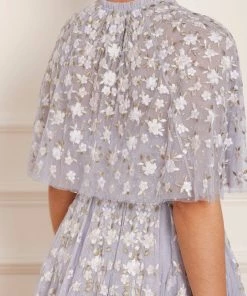 Needle & Thread Holding LTD Womenswear Camellia Ditsy Short Cape