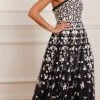 Needle & Thread Holding LTD Camellia Ditsy Strapless Ankle Gown