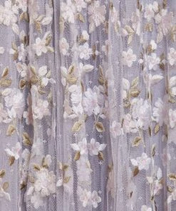 Needle & Thread Holding LTD Camellia Ditsy Strapless Corset Ankle Gown Womenswear