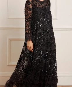 Needle & Thread Holding LTD Womenswear Celia Long Sleeve Ankle Gown 13 Needle & Thread Holding LTD Womenswear Celia Long Sleeve Ankle Gown