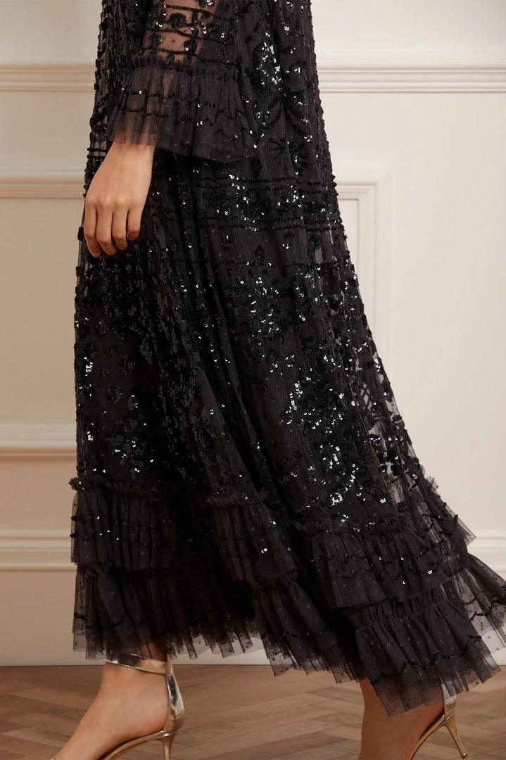 Needle & Thread Holding LTD Womenswear Celia Long Sleeve Ankle Gown 7 Needle & Thread Holding LTD Womenswear Celia Long Sleeve Ankle Gown