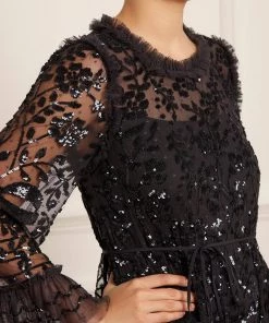 Needle & Thread Holding LTD Womenswear Celia Long Sleeve Ankle Gown 17 Needle & Thread Holding LTD Womenswear Celia Long Sleeve Ankle Gown