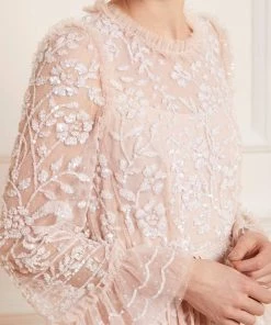 Needle & Thread Holding LTD Womenswear Celia Long Sleeve Mini Dress