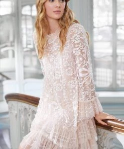 Needle & Thread Holding LTD Womenswear Celia Long Sleeve Mini Dress