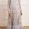 Needle & Thread Holding LTD Womenswear Celia Long Sleeve Ankle Gown