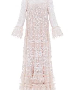 Needle & Thread Holding LTD Celia Long Sleeve Ankle Gown Womenswear