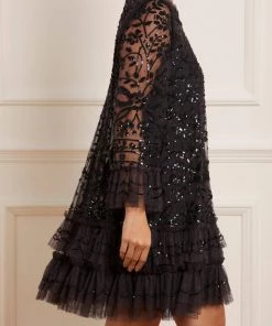 Needle & Thread Holding LTD Womenswear Celia Long Sleeve Mini Dress