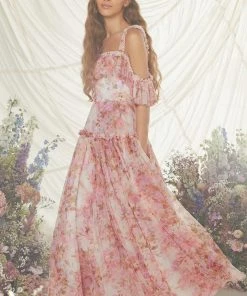 Needle & Thread Holding LTD Darling Meadow Off Shoulder Ankle Gown Summer Dresses 19 Needle & Thread Holding LTD Darling Meadow Off Shoulder Ankle Gown Summer Dresses