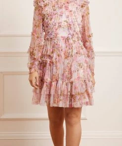 Needle & Thread Holding LTD Darling Meadow Ruffle Mini Dress