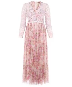 Needle & Thread Holding LTD Womenswear Darling Meadow V-Neck Bodice Ankle Gown