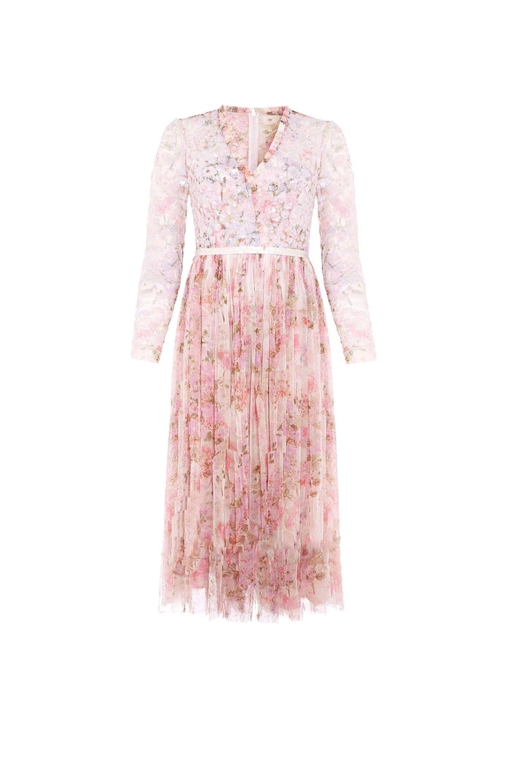 Needle & Thread Holding LTD Darling Meadow V-Neck Bodice Midaxi Dress Womenswear 4 Needle & Thread Holding LTD Darling Meadow V-Neck Bodice Midaxi Dress Womenswear