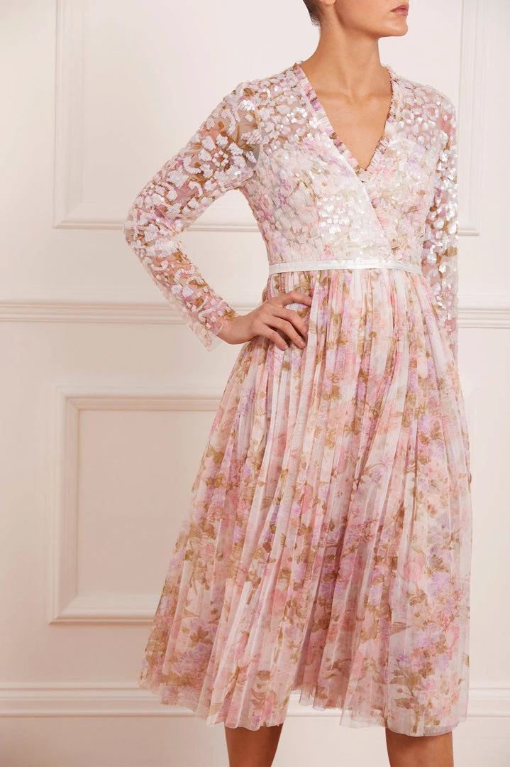 Needle & Thread Holding LTD Darling Meadow V-Neck Bodice Midaxi Dress Womenswear 5 Needle & Thread Holding LTD Darling Meadow V-Neck Bodice Midaxi Dress Womenswear