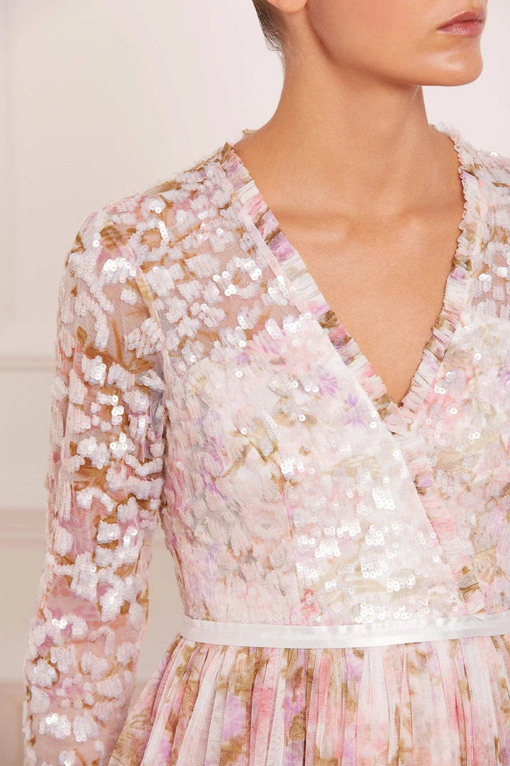 Needle & Thread Holding LTD Darling Meadow V-Neck Bodice Midaxi Dress Womenswear 6 Needle & Thread Holding LTD Darling Meadow V-Neck Bodice Midaxi Dress Womenswear