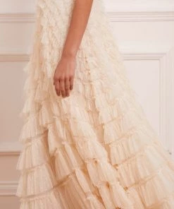 Needle & Thread Holding LTD Elizabeth Rose Corset Ankle Gown Womenswear