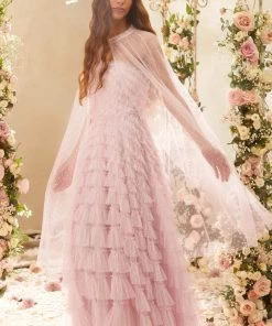 Needle & Thread Holding LTD Elizabeth Rose Midaxi Cape Womenswear