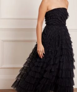 Needle & Thread Holding LTD Womenswear Elizabeth Rose Strapless Corset Ankle Gown