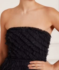 Needle & Thread Holding LTD Womenswear Elizabeth Rose Strapless Corset Ankle Gown