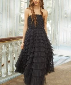 Needle & Thread Holding LTD Womenswear Elizabeth Rose Strapless Corset Ankle Gown