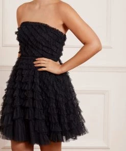 Needle & Thread Holding LTD Womenswear Elizabeth Rose Strapless Corset Micro Mini Dress