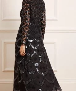 Needle & Thread Holding LTD Womenswear Fifi Long Sleeve Ankle Gown