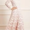 Needle & Thread Holding LTD Fifi Long Sleeve Ankle Gown