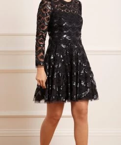 Needle & Thread Holding LTD Fifi Long Sleeve Mini Dress Womenswear