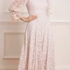 Needle & Thread Holding LTD Filigree Lace Sequin Ankle Gown Womenswear