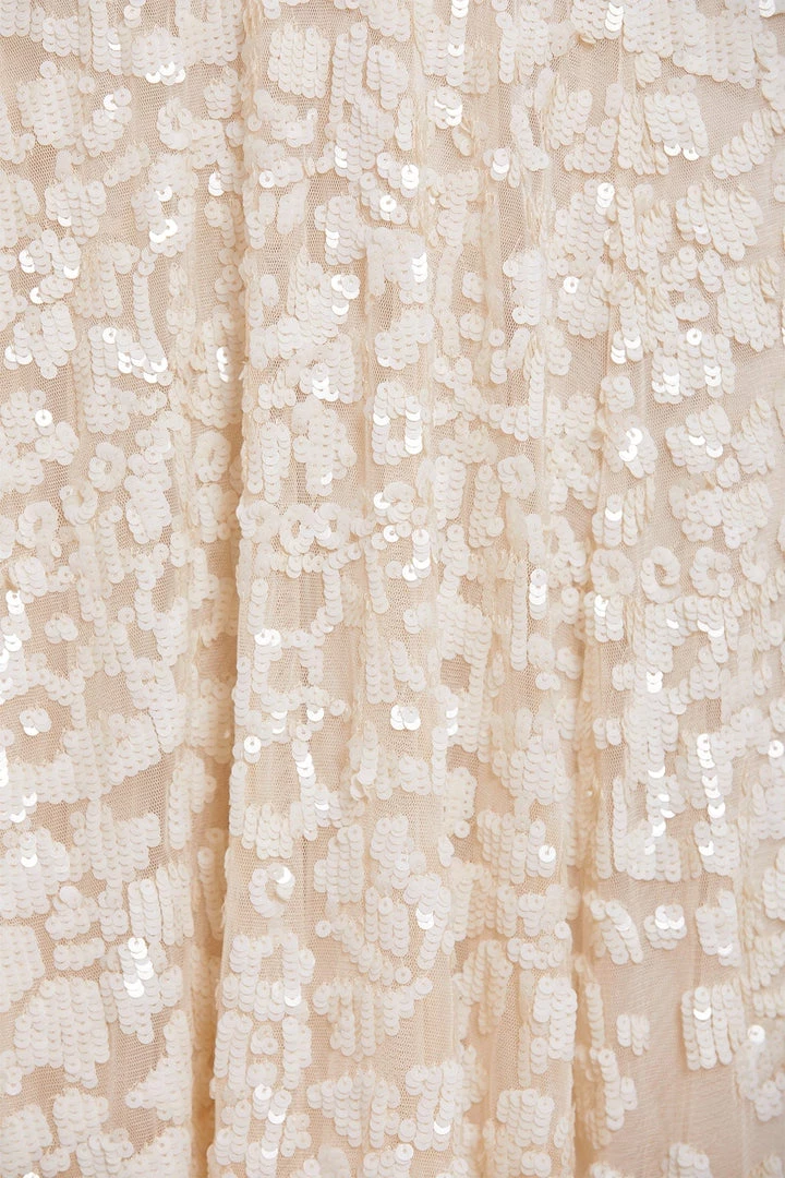 Needle & Thread Holding LTD Womenswear Filigree Lace Sequin Mini Dress 8 Needle & Thread Holding LTD Womenswear Filigree Lace Sequin Mini Dress