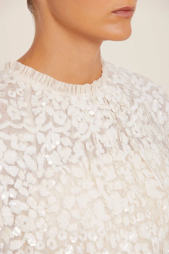 Needle & Thread Holding LTD Womenswear Filigree Lace Sequin Short Cape 5 Needle & Thread Holding LTD Womenswear Filigree Lace Sequin Short Cape