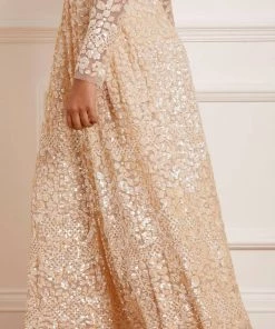 Needle & Thread Holding LTD Floral Daze Sequin Ankle Gown Womenswear