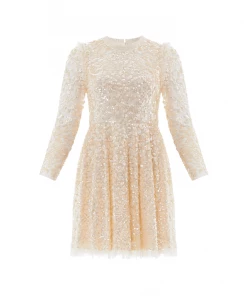 Needle & Thread Holding LTD Womenswear Floral Daze Sequin Micro Mini Dress