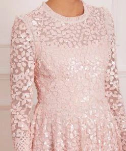 Needle & Thread Holding LTD Floral Daze Sequin Micro Mini Dress Womenswear