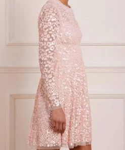 Needle & Thread Holding LTD Floral Daze Sequin Micro Mini Dress Womenswear